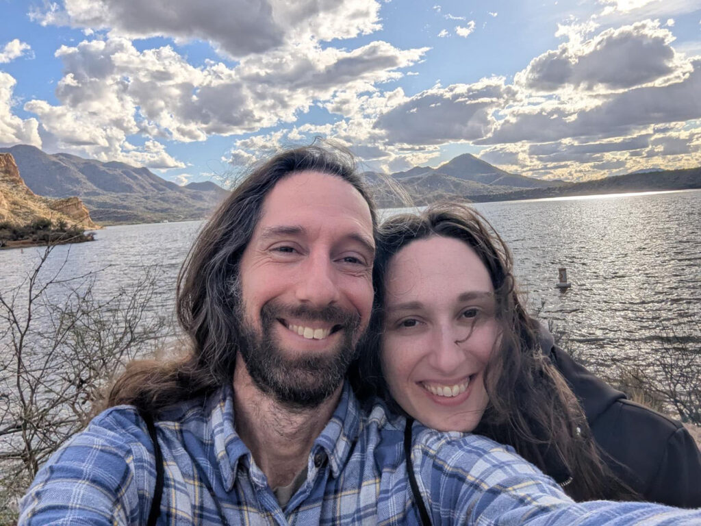 Danielle and Joe Hiking